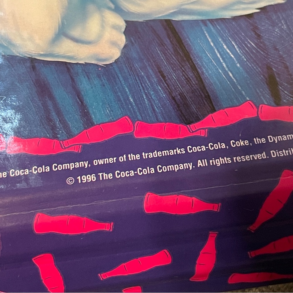 Vintage Coca-Cola Polar Bear 3 Ring Binder 1996 - Picture 4 of 6